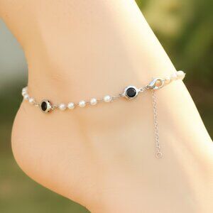 "Elegant Handmade Anklet – Delicate Jewelry for Women, MAR091634